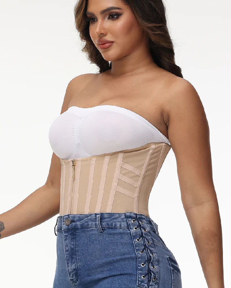 High Compression Curved Boned Waist Trainer