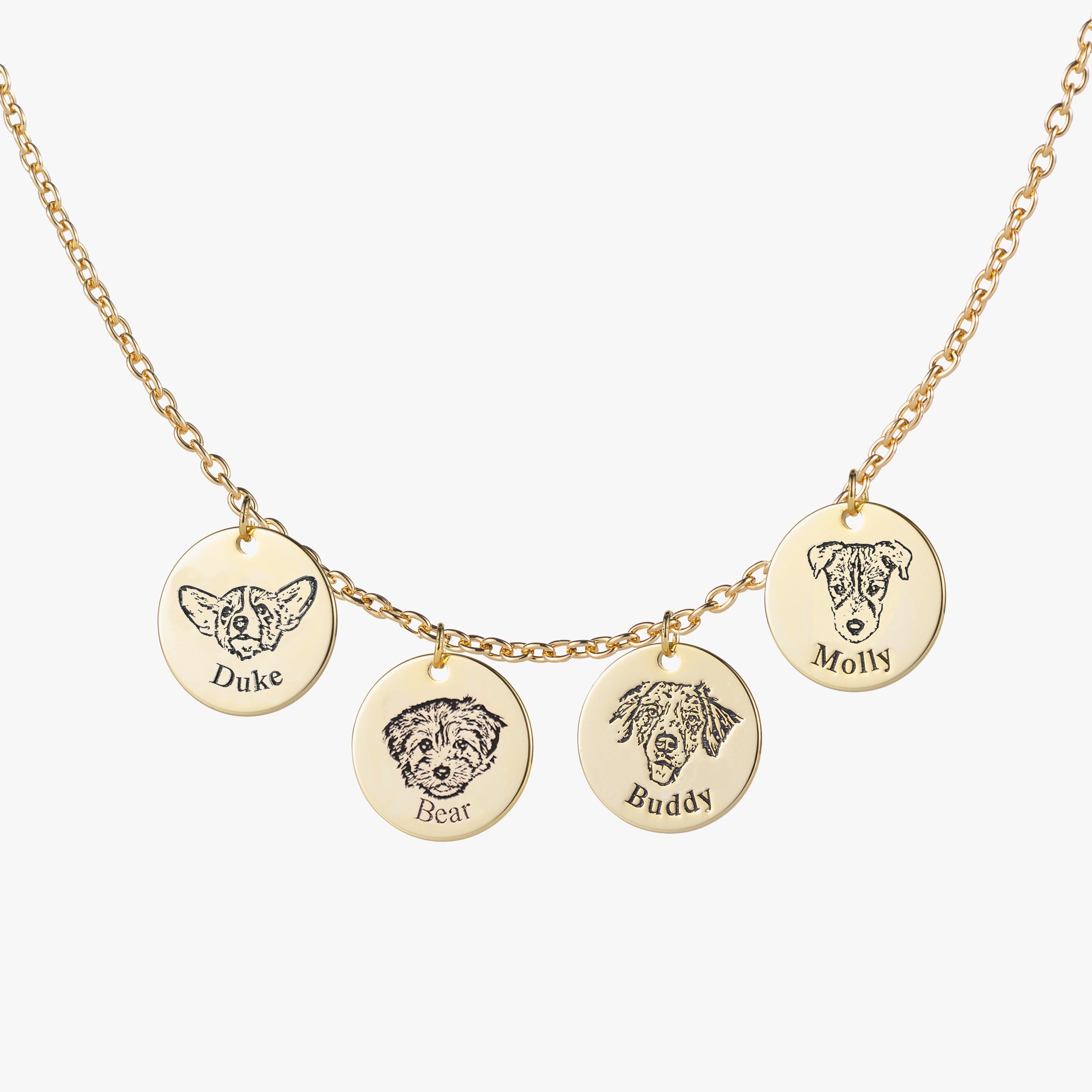 Custom Pet Face Necklace