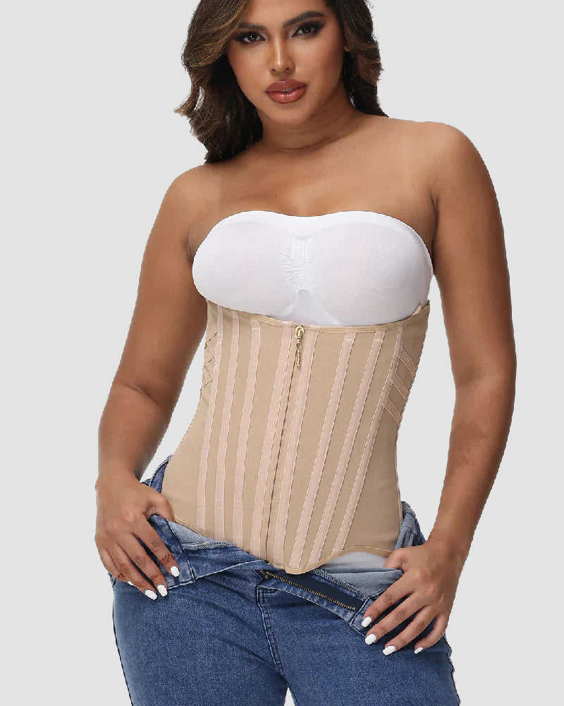 High Compression Curved Boned Waist Trainer