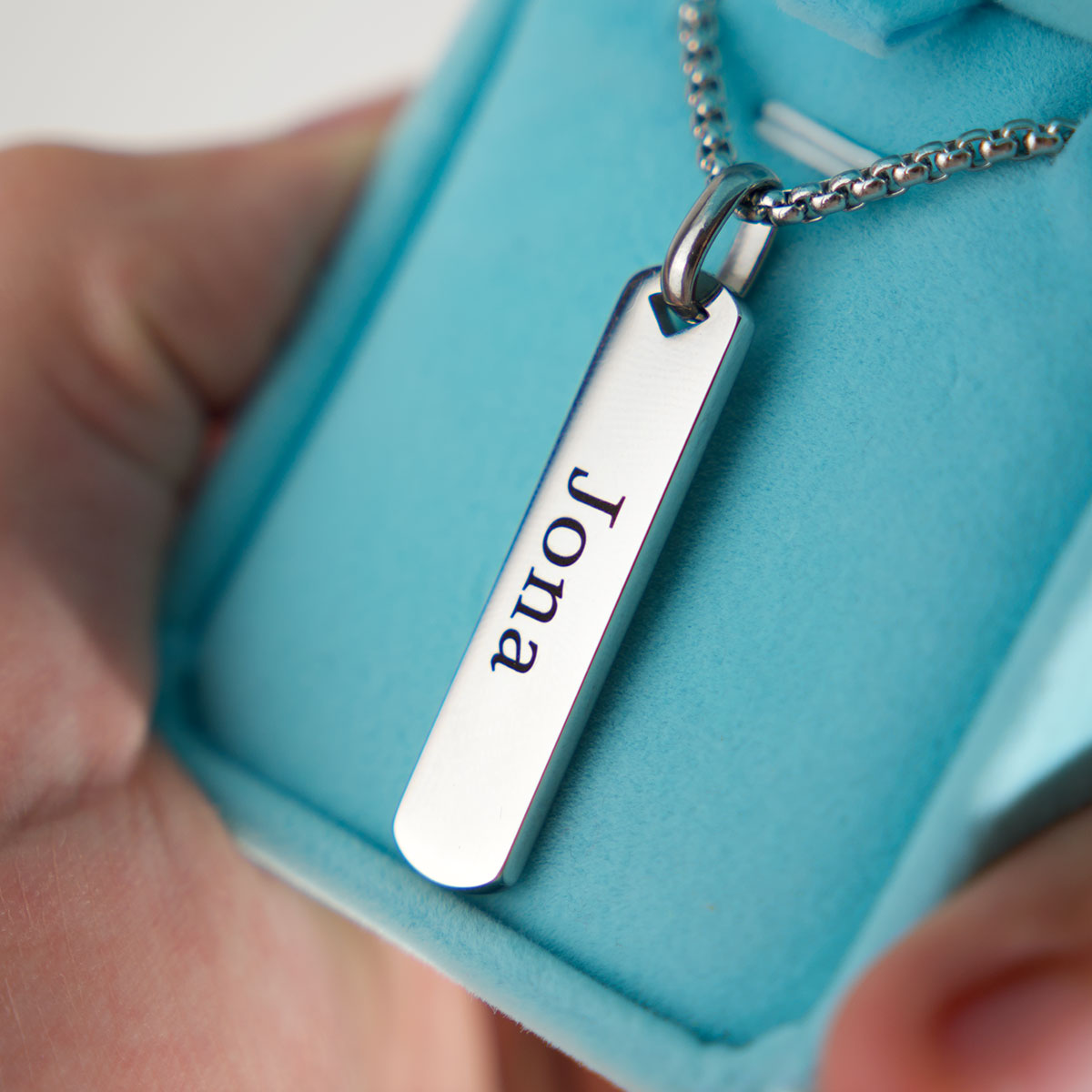 Flat Bar Necklace