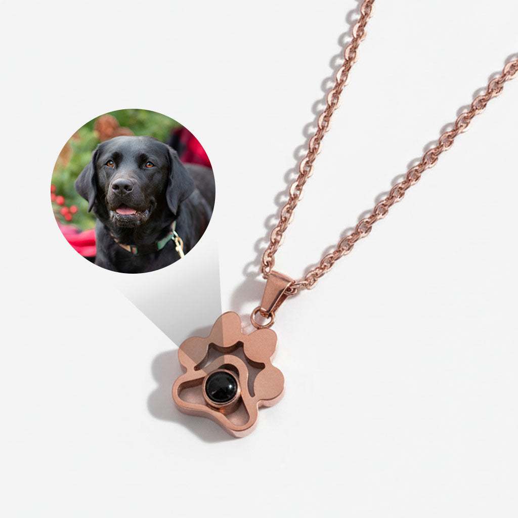 Paw Projection Necklace