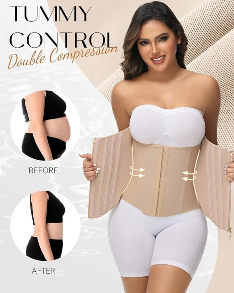 High Compression Curved Boned Waist Trainer