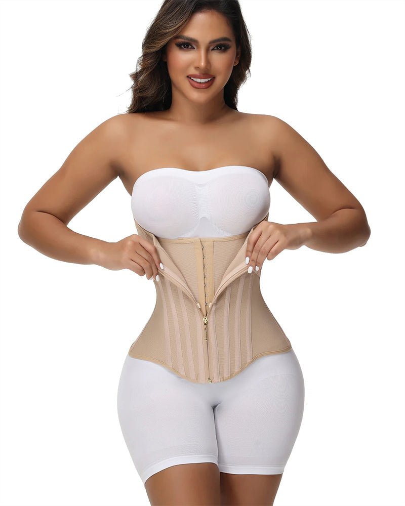 High Compression Curved Boned Waist Trainer