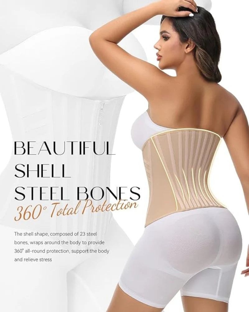 High Compression Curved Boned Waist Trainer