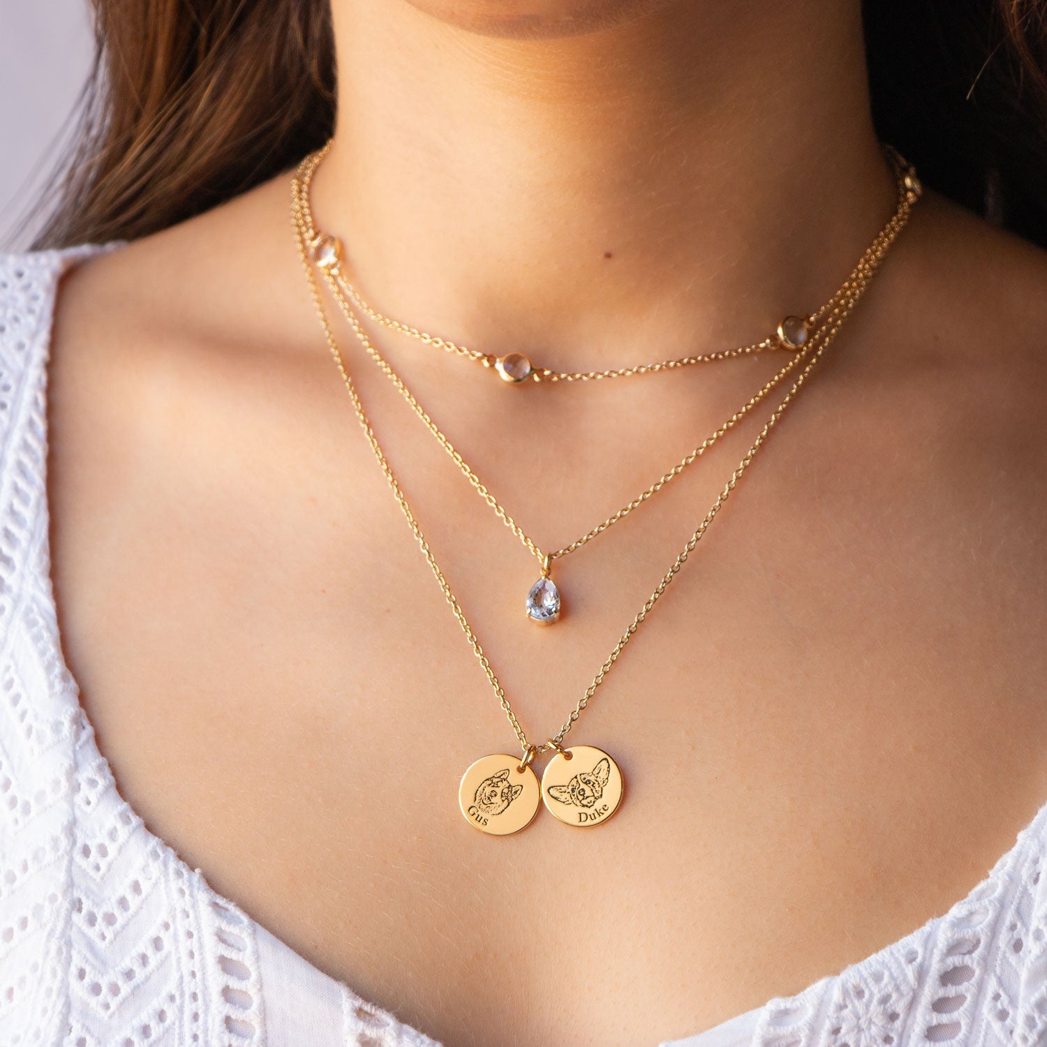 Dainty Necklace Set