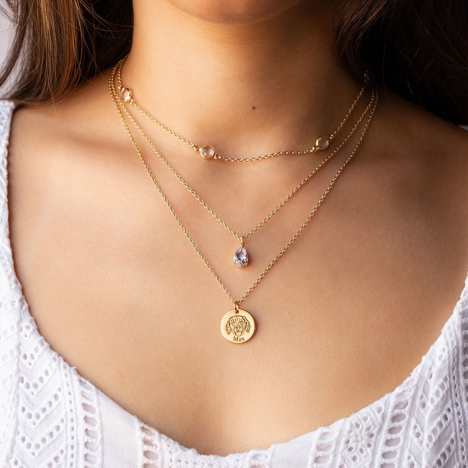 Dainty Necklace Set
